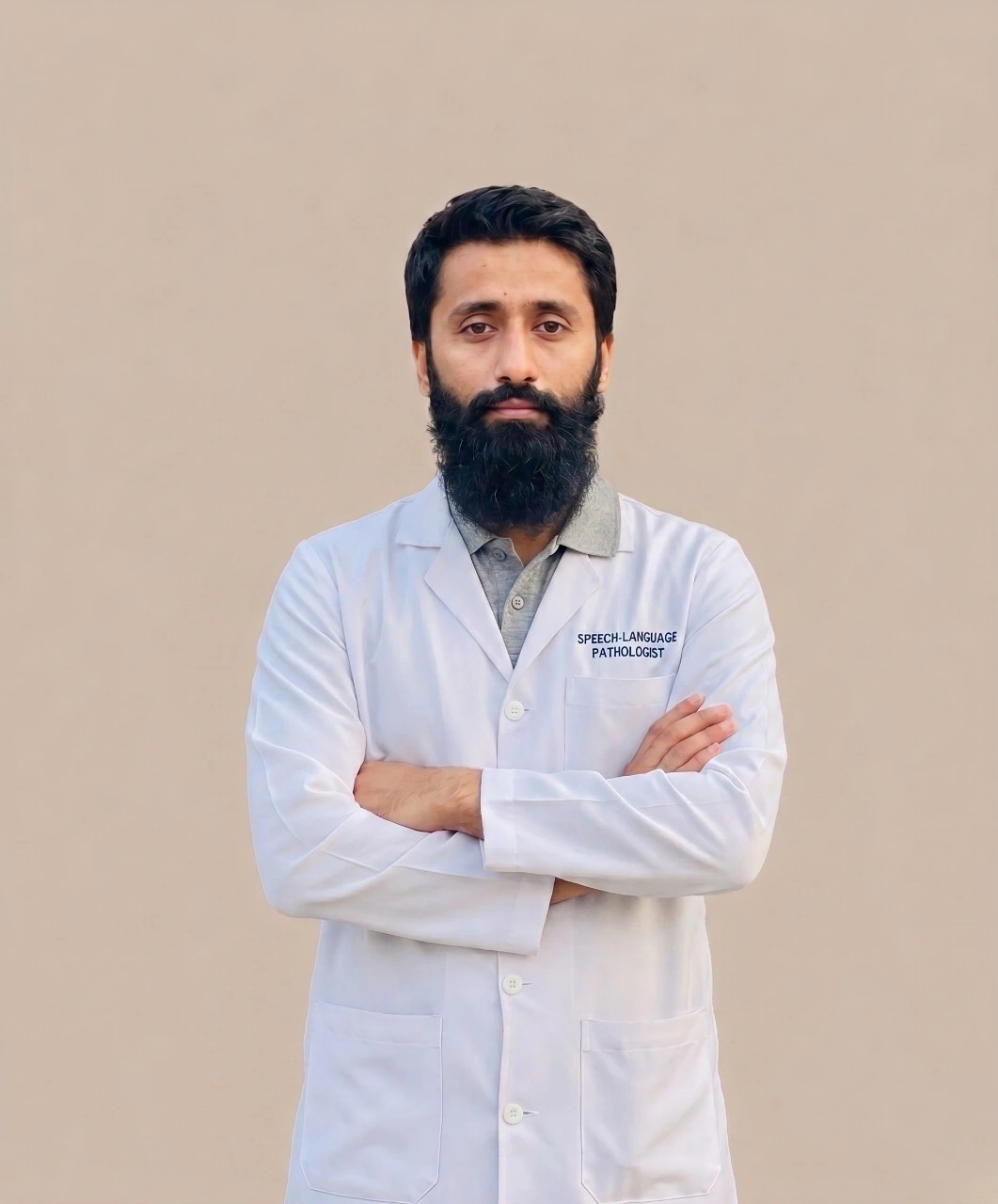 Omer Bin Muhammad, speech-language pathologist at Speech Rehab Clinic.